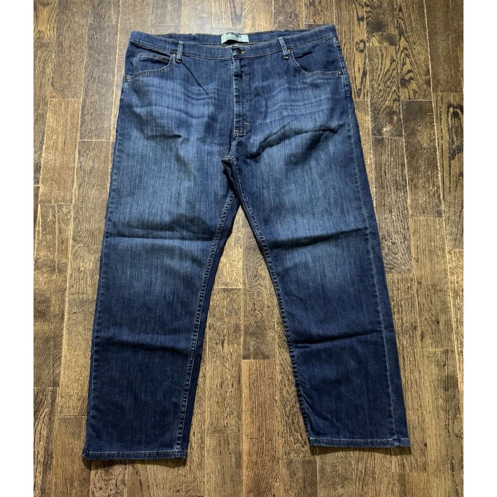 Wrangler Authentics Blue Jeans Men's Size 42x29 Regular Fit 10ZM100TW High Rise